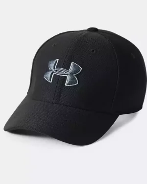 Under Armour UA Blitzing 3.0 Cap Black   Logo (Boys)