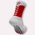 Bourke Miniz Anti-Slip GAA Midi Socks Red/White (Kids / Adults) - Image 2
