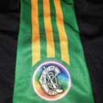 Burgess Duharra Buirghéas Dúiche Ara Camogie Club O'Neills Shorts Black/Green /Yellow Stripe (Kids / Adults) - Image 3
