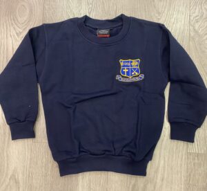 School Uniform Crested Navy Fleece Sweatshirt - Youghalarra NS