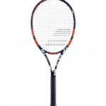 Babolat Evoke Tennis Racket Black/Orange (Assorted Grip sizes 2, 3, 4) - Image 2