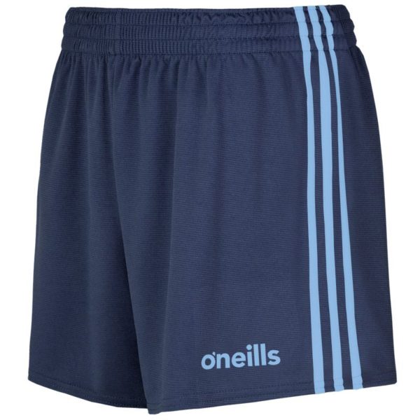 O'Neills Mourne Sports Shorts Navy/Sky 3 stripe