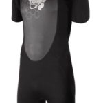 TWF Turbo SHORTIE Wetsuit 2.5mm UV Protection Black (Men's) - Image 2