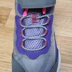 Merrell MOAB SPD Waterproof Velco Closing Hiking Boot Grey/Purple (Girls) - Image 2
