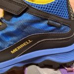 Merrell MOAB SPD Waterproof Velco Closing Hiking Boot Royal/Black (Boys) - Image 5