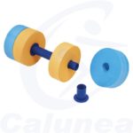 Fashy Flexible Aqua Barbells Blue/Orange - Image 2