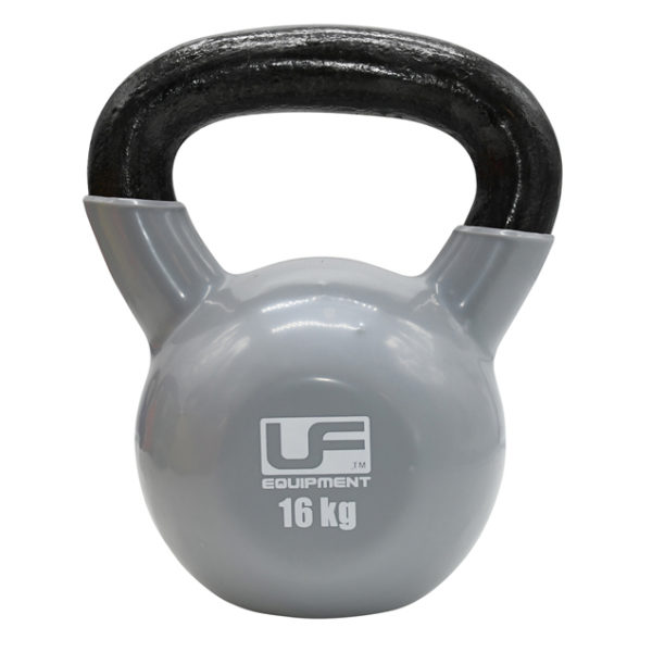 Urban Fitness Kettle Bell Vinyl Coated Silver 16KG