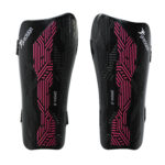 Precision Origin.0  Strap Slip Shin Guard Black/Pink Black/Cyan - Image 3
