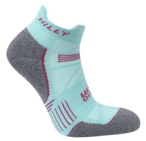 Hilly Supreme Running Socklet  Aquamarine/Grey Marl (Ladies)