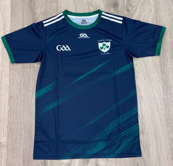 Borrisokane GAA Gaelic Armour Training Jersey Marine/Green Mix (Kids/Adults)
