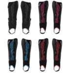 Precision Origin.0  Strap Slip Shin Guard Black/Pink Black/Cyan - Image 7