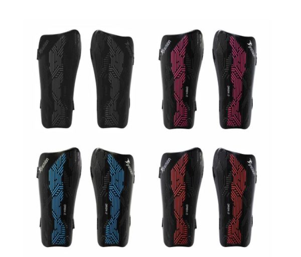 Precision Origin.0  Strap Slip Shin Guard Black/Pink Black/Cyan