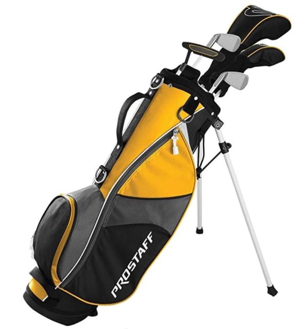 Wilson Pro Staff JGI Medium Junior LH Golf Set age  8-11 yellow Left Hand