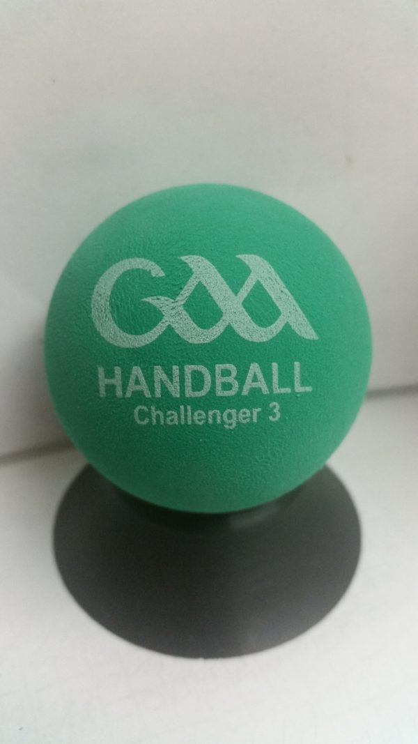 Challenger 3 three GAA Handball Green Official Junior Ball (Pack of 2)