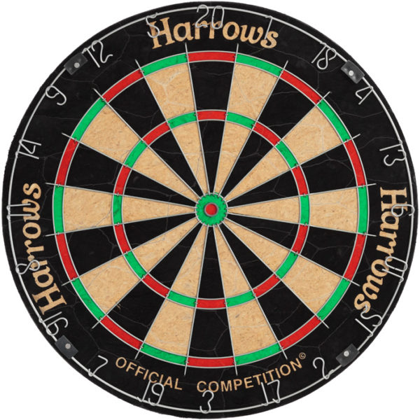 Harrows Official Competion 100% Bristle Dart Board