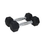 Urban Fitness PRO Hex Dumbbell - Rubber Coated (Pair) 10KG - Image 2