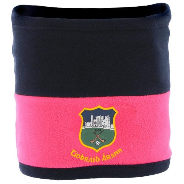 Tipperary GAA Harlem Reversible Fleece Snood Marine Knockout Pink