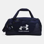 Under Armour UA Undeniable 5.0 Small Duffle Bag  Midnight Navy / Metallic Silver - Image 4