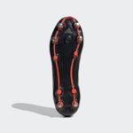 adidas Malice Soft Ground Rugby Boot Black / Solar Red / Cloud White Adults UK 8.5 only - Image 5