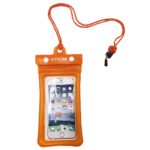 Zone3 Buoyancy Waterproof Phone Pouch Orange Clear - Image 4