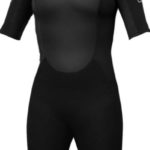 TWF Turbo SHORTIE Wetsuit 2.5mm UV Protection Black (Ladies) - Image 3