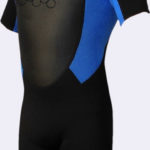 TWF Turbo SHORTIE Wetsuit 2.5mm UV Protection  Blue Black (Men's) - Image 3
