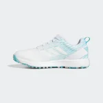 adidas S2G Spikeless Golf Shoes Cloud White / Semi Mint Rush (Ladies) - Image 6