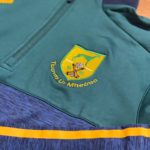 Toomevara GAA O'Neills Osprey Half Zip Top Marine Melange / Bottle Amber (Adults Kids) - Image 2