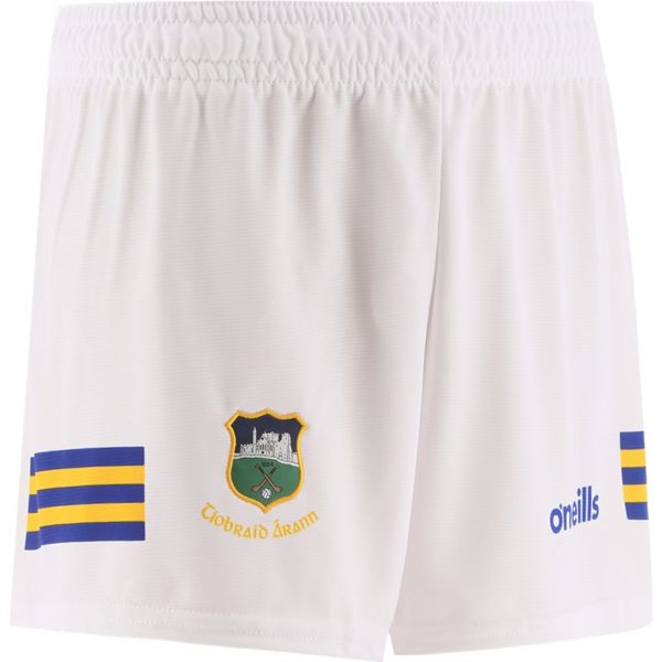Tipperary GAA O'Neills Home Shorts White / Royal Shadow / Amber (Kids / Adults)