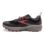 Brooks Cascadia 16 GTX  Trail Running Shoes  Black/Blackened Pearl/Coral (Womens) - Image 4