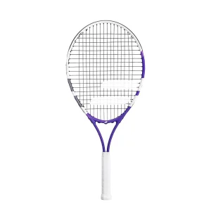 Babolat Wimbledon 23" Tennis Racket  White Purple (Junior)