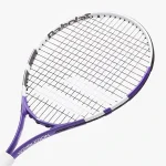 Babolat Wimbledon 23" Tennis Racket  White Purple (Junior) - Image 4