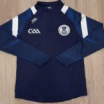 Silvermines GAA Gaelic Armour Half Zip Top Royal/Navy Melange White (Kids / Adults) - Image 2