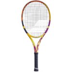 Babolat Pure Aero RAFA Tennis Racket 26"  Yellow/Orange/Purple (Junior) - Image 3