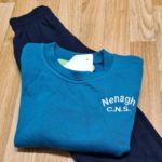 Nenagh Community National School (CNS) School Uniform Tracksuit (Teal Crew Sweatshirt/Navy Pants) - Image 4