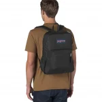 Jansport Cross Town 26L Backpack School Bag Rucksack (Black) - Image 5