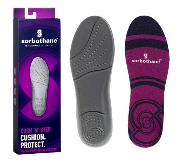 Sorbothane Full Strike Insoles  (Size ranges 3 - 12)