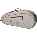Wislon Team 3 Racket  Pack Tennis Bag Tennis  Heather Grey - Image 3