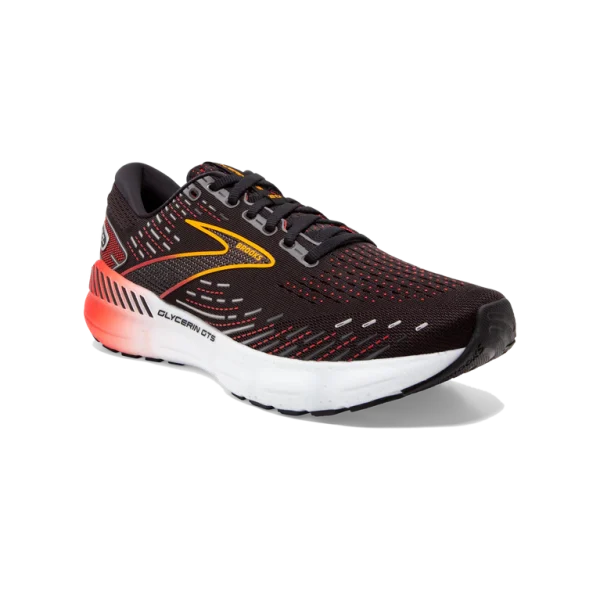 Brooks Glycerin GTS20 Running Shoe Black/Blackened Pearl/Fiery Red (Men's)