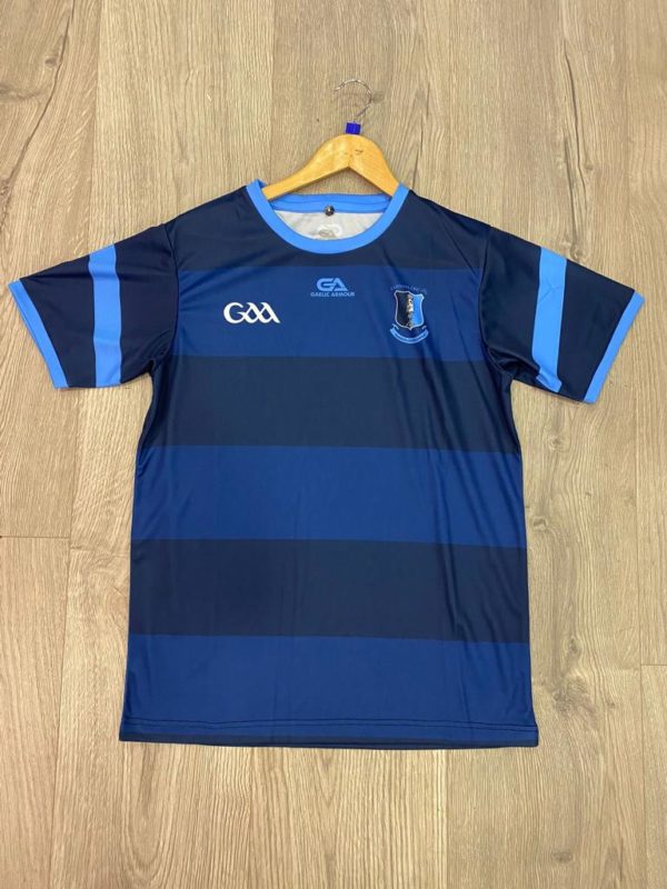 Nenagh Éire Óg GAA Gaelic Armour Training Jersey Navy Sky Striped  (Kids/Adults)