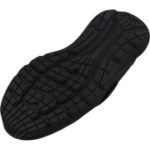 Under Armour Surge 3 Pre-school  Velcro Running Shoe Black/Black (Kids) - Image 5
