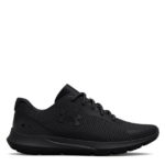 Under Armour Surge 3 Pre-school  Velcro Running Shoe Black/Black (Kids) - Image 6