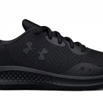 Under Armour Persuit 3 Black/Black Running Shoe (Kids) - Image 6