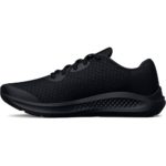 Under Armour Persuit 3 Black/Black Running Shoe (Kids) - Image 4