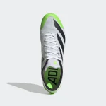 ADIZERO XC SPIKES Running Spike Cross Country Cloud White / Night Metallic / Solar Green - Image 5