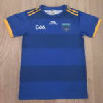Ballinahinch GAA Gaelic Armour Training Jersey  Striped Blue / Amber (Kids/Adults) - Image 5