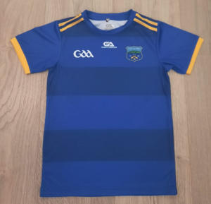 Ballinahinch GAA Gaelic Armour Training Jersey  Striped Blue / Amber (Kids/Adults)