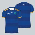 Ballinahinch GAA Gaelic Armour Training Jersey  Striped Blue / Amber (Kids/Adults) - Image 4