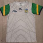 Burgess GAA Gaelic Armour Training Jersey Grey Green Amber (Kids / Adults) - Image 5