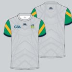 Burgess GAA Gaelic Armour Training Jersey Grey Green Amber (Kids / Adults) - Image 3